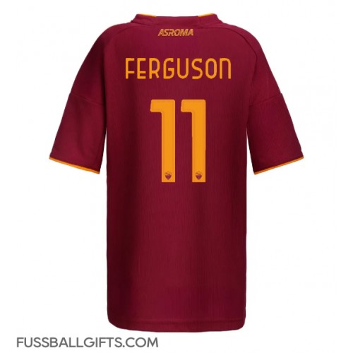 AS Roma Evan Ferguson #11 Fußballbekleidung Heimtrikot Damen 2025-26 Kurzarm